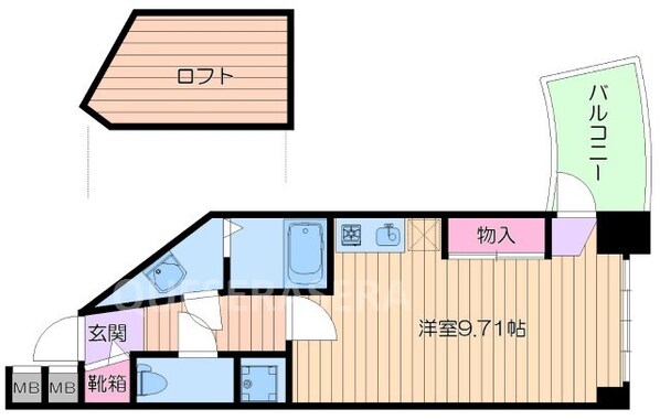 フォレステージュ江坂垂水町の物件間取画像